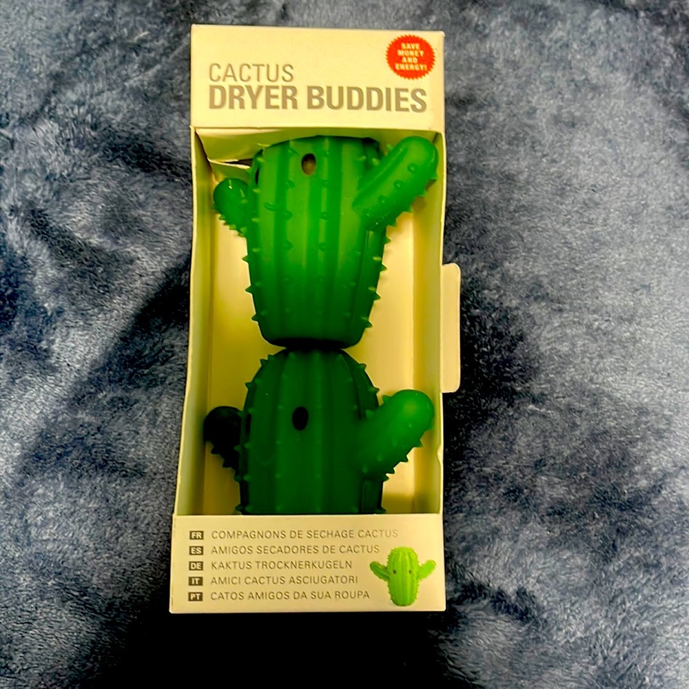 Dark Green Cactus Dryer Ball Buddies